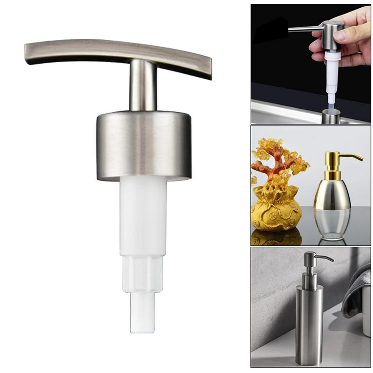 Metal Soap and Lotion Dispenser Replacement Pump for Hand Sanitize