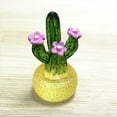 thumbnail image 1 of Mashaouyo Desktop Decor Cactus Car Center Console Decoration Transparent Resin Crafts Computer Home Decoration, 1 of 3