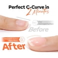 thumbnail image 5 of modelones Builder Nail Gel, Ultra Clear Builder for Nails No Top Coat Needed, Glossy Jelly Finish, C-Curve Sculpting, 9-in-One LED Lamp Cured Color Gel Polish for Quick Diy Salon No-Wipe, 5 of 10