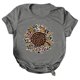 thumbnail image 3 of Pntutb Mujeres Casual Carta Impresión Mangas Cortas O-Cuello Camiseta Suelta Blusa tops Pntutb Pntutb-3393, 3 of 6