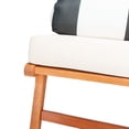 thumbnail image 6 of SAFAVIEH Chaston Outdoor 4 Piece Conversational Set, Natural/Beige/Black & White, 6 of 10