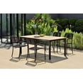thumbnail image 3 of Amazonia Nantes Teak Finish & Aluminum 5 Pieces Extendable Rectangular Patio Dining Set, 3 of 13