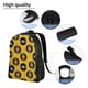 thumbnail image 5 of Disketp Retro Vinyl Records Mochila Unisex de Apertura Lateral Completa, Mochila para Laptop para Escuela, Trabajo y Viajes, 5 of 8
