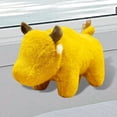 thumbnail image 3 of Muñeco de peluche Yotijar toro suave sin ojo decoración Amarillo 30cm, 3 of 7