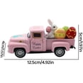 thumbnail image 6 of Easter Farmhouse Metal Truck with Bunny and Eggs – Vintage Pickup Truck Decor for Tiered Tray, Spring Farm-Style Keepsake Gift for Home, Kitchen, or Office, 6 of 8
