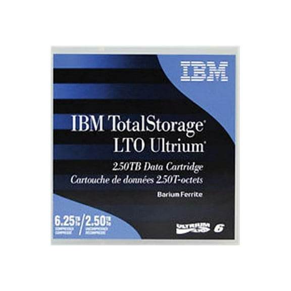 IBM LTO ULTRIUM-6 2.5TB/6.25TB DATA CTG, COMPATIBLE