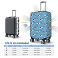 thumbnail image 6 of Daiia Dolphin Lovers Luggage Cover, Thickened Washable Travel Luggage Covers, Elastic Unique Baggage Covers for 18-20 inch Luggage-Medium, 6 of 9