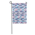 thumbnail image 1 of JSDART Colorful Summer Aztec Pattern American Cute Drawn Eskimo Folklore Geometric Garden Flag Decorative Flag House Banner 28x40 inch, 1 of 2