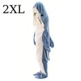 thumbnail image 1 of Saco de dormir de tiburón de dibujos animados, pijama de oficina, manta de tiburón Karakal, chal de sirena de tela de alta calidad para niños y adultos Fivean unisex, 1 of 2