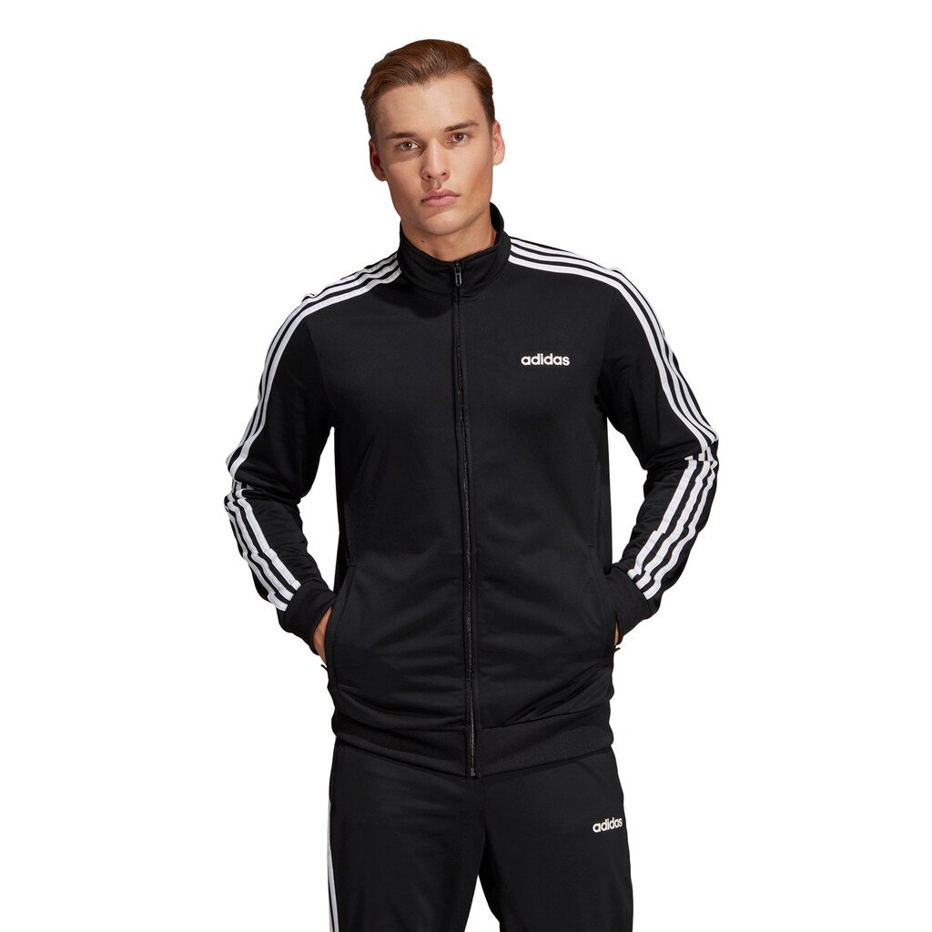 Adidas Men's Essential 3Stripe Tricot Track Jacket - image 2 of 6