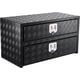 thumbnail image 1 of 36-18-20 durable aluminum truck tool box - 1 cajón, two-tier organizer design, waterproof underbody toolbox para pickup truck cama, rv, trailer, 1 of 5