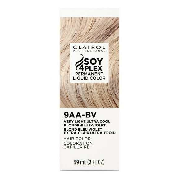 Clairol Professional Permanent 9AA-BV/30D Very Ultra Blond-Blue-Violet 2oz (Pack of 3)