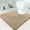 Beige-24" X 24" Contour Rug, variant on 24" X 24" Contour Rug Light Grey Chenille Bathroom Bath Mat