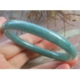 thumbnail image 5 of Icy Green Natural A JADE Jadeite Circle Bangle Bracelet 57 mm 701854 TN, 5 of 12