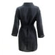 thumbnail image 4 of Vestido Vestidos casuales de mujer 2023 Mini vestido botón corbata cintura moda elegante vestido corto Ygjytge Negro T M para Mujer, 4 of 8