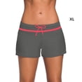 thumbnail image 4 of Traje de baño Greeniant Banda ajustable con cordón Buena elasticidad Moda Diseño de cuatro esquinas Pantalones cortos Rojo, 4 of 6