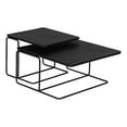 thumbnail image 1 of Pemberly Row Contemporary Nesting Coffee Tables in Black Finish, 1 of 8
