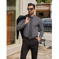 thumbnail image 3 of COOFANDY Mens Long Sleeve Business Shirts Wrinkle Free Dress Shirt Casual Button Down Shirts, 3 of 6