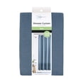 thumbnail image 7 of Mainstays Waffle-Weave Fabric Shower Curtain, Cotton Blend with Recycled Polyester, 72 in x 72 in, Blue, 7 of 7