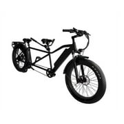 Fat Tire Tandem Electric Bike Two Person Cycle with LED Lights