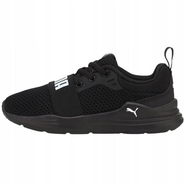 Tenis Puma Wired Run PS para Niños 374216-01 negro Talla 17 a 22