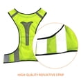 thumbnail image 7 of Windfall LED Reflective Night Running Cycling Safety Warning High Visibility Vest Jacket, 7 of 7
