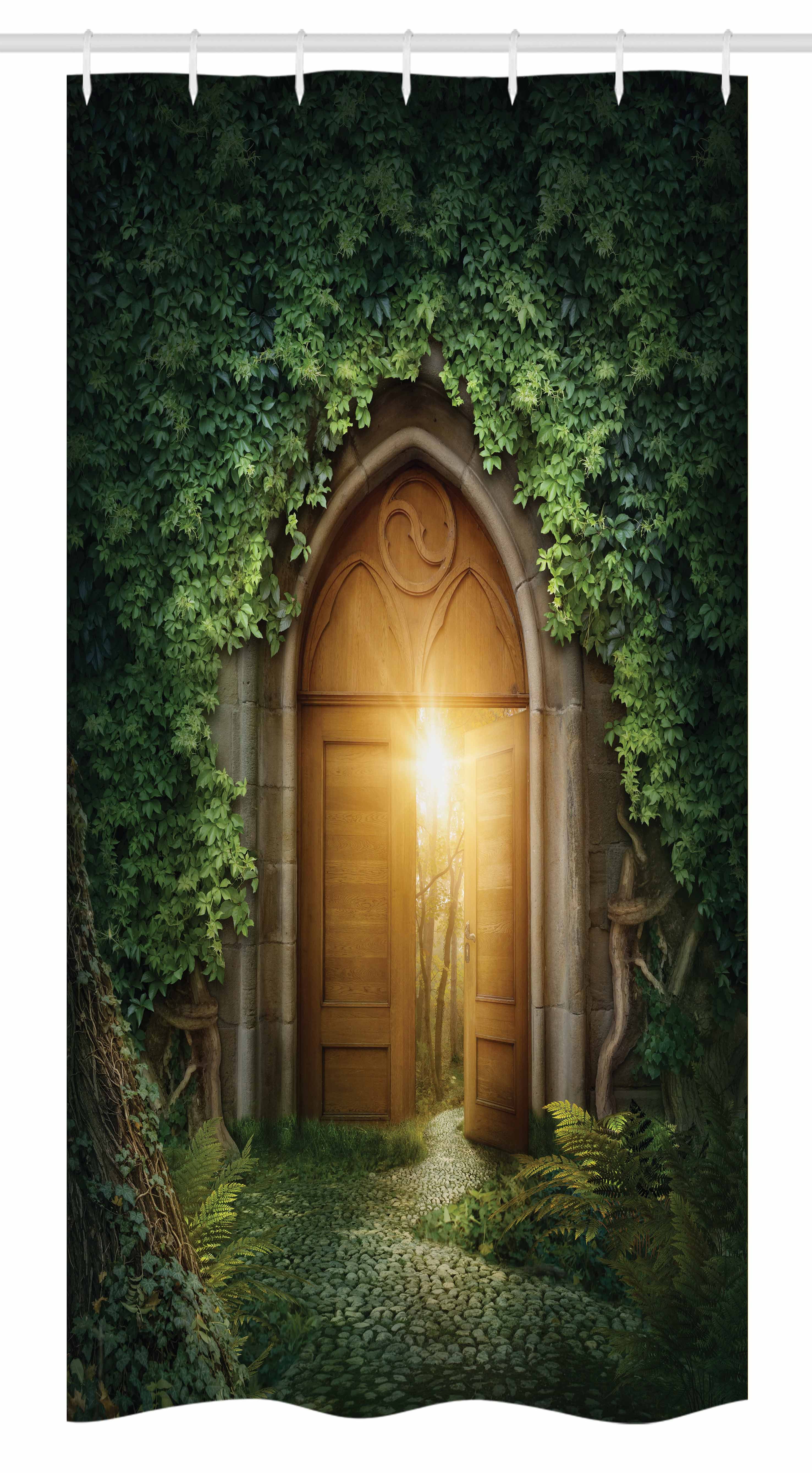 Fantasy Stall Shower Curtain, Sunbeams Through the Mysterious Half