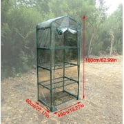 Tebru Garden House, Mini Flower Plants Garden,69 x 49 x 160cm Garden Green House Warm Greenhouse Flower Plants Gardening Outdoor, No Frame