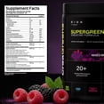 thumbnail image 5 of Giga Fitness CreaGreens, Creatine Monohydrate + Superfood Greens Powder, Mixed Berry, 35 Servings, 5 of 6