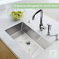 thumbnail image 2 of 30 in Undermount Kitchen Sink, Stainless Steel Deep Basin for Kitchen Washing, Freestanding Single Bowl or Wall Mount, Portable Standing Utility Sink, Includes Bottom Set & Accessories, 2 of 7