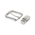 thumbnail image 2 of 1 1/2" (38 mm) Nickel Free Single Prong Square Belt Buckle Set, 2 of 2
