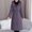 Purple, variant on Women's Casual Zipper Hooded Parka with Stand Collar – Long Sleeve Fleece Lined Winter Jacket, Solid Color Pullover for Chilly Days