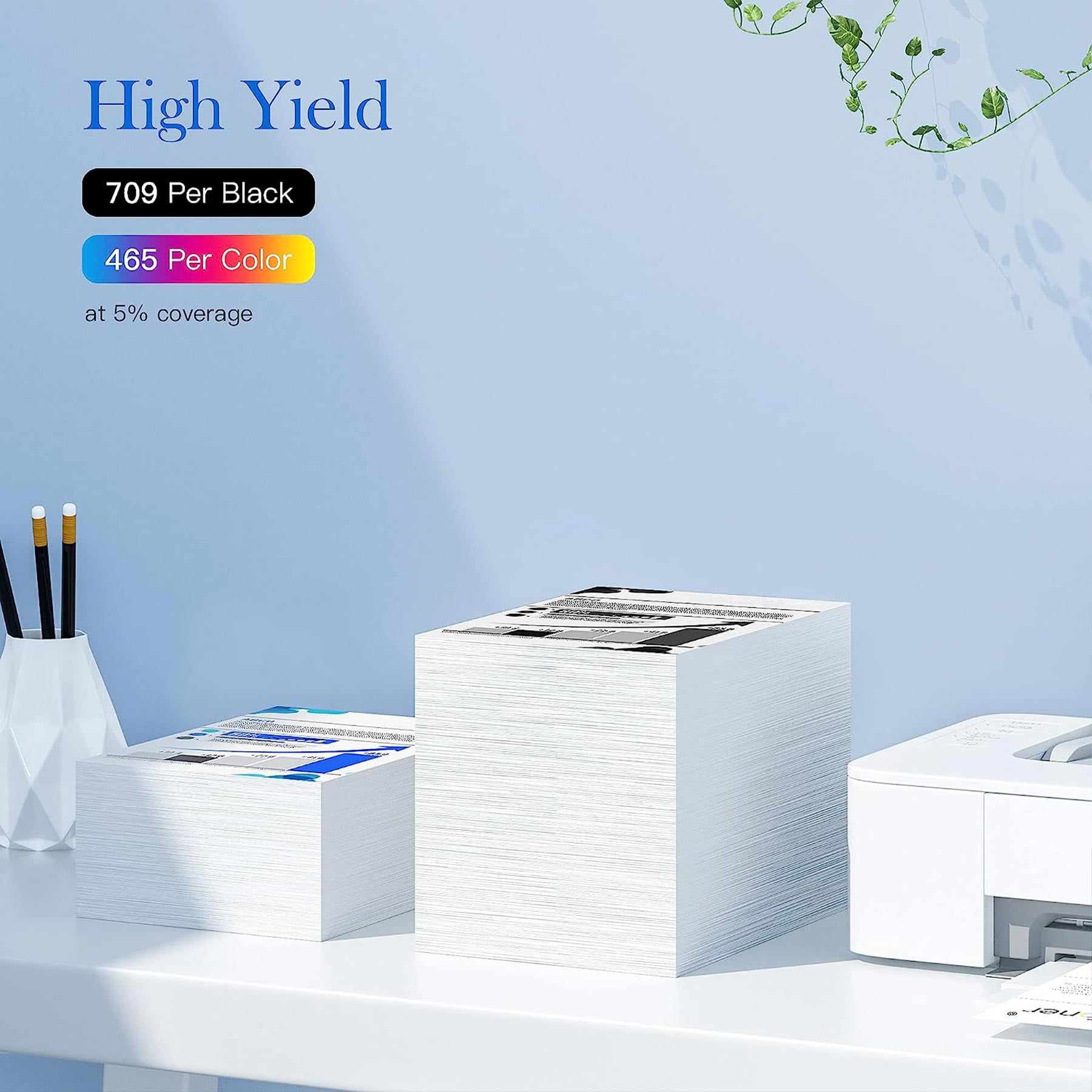 64XL Ink Cartridges Compatible for 64 Ink Cartridges Ink 64 XL 7858 7855 7155 7255e 7955e