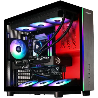STORMCRAFT Gaming PC PHANTOM AMD RYZEN 7 9800X3D NVIDIA GeForce RTX 5070 TI - AI Powered 32GB DDR5 6000MHz RGB 2TB NVMe SSD 360mm AIO 850W PSU Windows 11 Home- PH980XDCC-57TN1