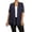 Navy Blue, variant on MOA Collection Women's Casual Open Front Short Sleeve Cardigan Made in USA