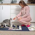 thumbnail image 3 of Pioneer Flower Floral Print Pattern Kitchen Rugs Sets Of 2,Anti Fatigue Kitchen Mat Rugs Non Slip Washable,Decorative Kitchen Floor Mats for Kitchen,Sink,Laundry,17"x30"+17"x47", 3 of 7