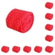 thumbnail image 2 of Bewildely Banda de encaje para ropa de 10 metros, decoración colorida de fibra de poliéster, accesorios hechos a mano respetuosos con la piel, lencería Rojo 10mx4.5cm 10piezas Bewildely CBP054803, 2 of 4