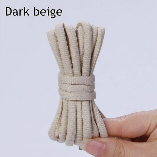 Oval Half Round Athletic Shoe Laces for Running Sneakers - Durable Fade-Resistant - 1 Pair