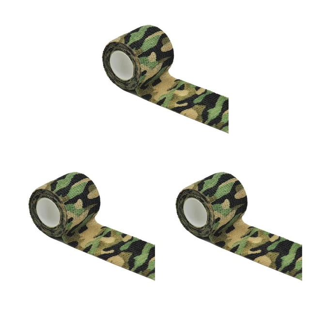 Eigraketly Vendaje elástico transpirable para vendaje autoadhesivo, cinta para senderismo, equipo para campistas para camuflaje de pierna y tobillo, 2,5 cm Type1 NO1 Eigraketly CBP269371