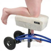 Knee Scooter Comfy Cushion by TKWC INC - Two Inch Thick Foam Knee Pad and Cover - Fits Most Knee Walker Models