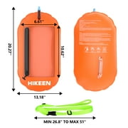 Adoreal Swim Buoy -Waterproof Visible Storage Space, Swim Safety Float w/Adjustable Waist Belt for Open Water Swimmers -Be Bright, Be Safer