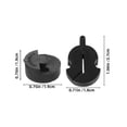 thumbnail image 2 of Raindrops Practical Violin Accessories 6Pcs Round Rubber Mute For Musicians And Beginners, 2 of 8