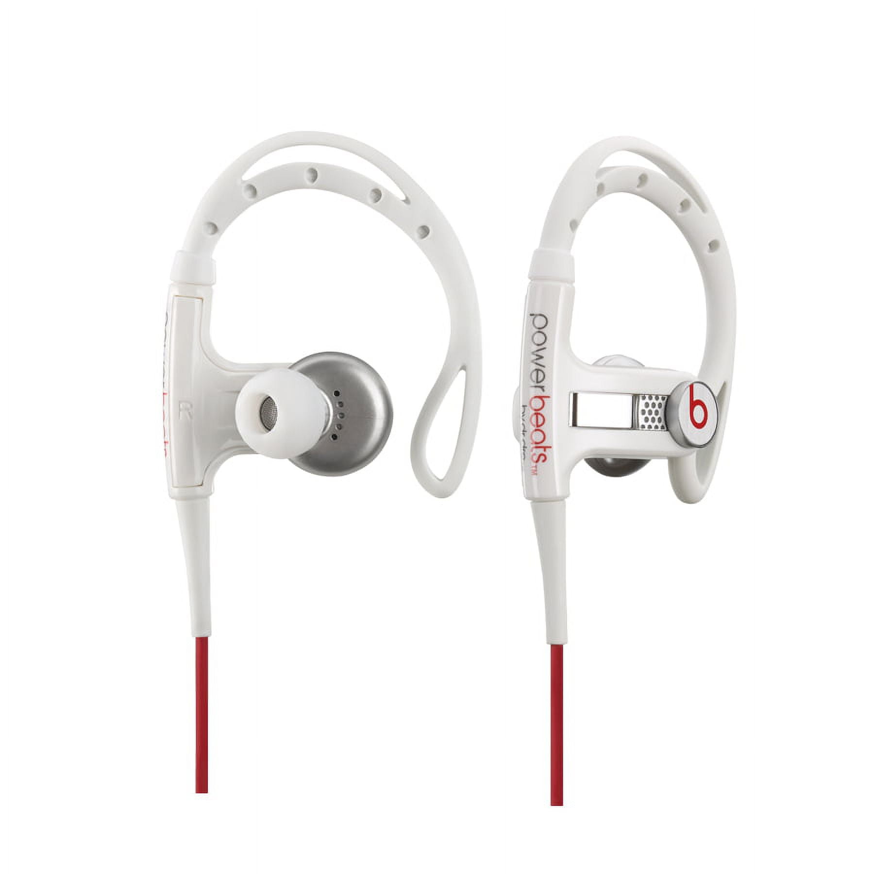 Restored Beats by Dr. Dre PowerBeats White Wired In Ear Headphones  H9784VC/A (Refurbished)