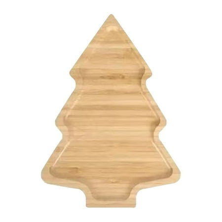 

Kezqiaxn Home and Kitchen Gadgets Clearance Christmas Wooden Serving Tray Wooden Serving Tray Flatware Tray Tabletop Serving Tray Christmas Table Decoration Supplies Khaki