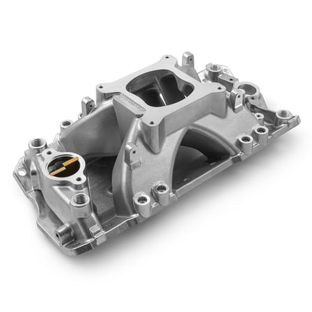 Speedmaster 1-147-083 Compatible with Chevy SBC 350 EFI 1957-95 Inj Ports HiRise Aluminum Intake Manifold [Polished]