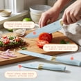 thumbnail image 3 of Beautiful 6-Piece Soft Grip Knife Set Hydrangea with Gold Accent by Drew Barrymore, 3 of 8