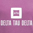 thumbnail image 3 of CafePress - Delta Tau Delta White Stacked Signature T Shirt - Women's V-Neck Dark T-Shirt, 3 of 4