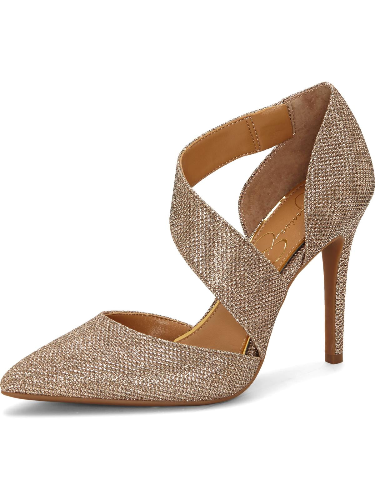 jessica simpson shoes gold heels