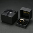 thumbnail image 6 of King Will 8mm Tungsten Wedding Band Ring for Men Women Lord's Prayer Cross Ring Silver and Gold Wedding Band Bible Engraved Rings High Polished Size 11, 6 of 7