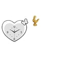 thumbnail image 1 of Reloj de pared,Reloj de pared acrílico para oficina en casa,sin tictac,Escultura de pollo,Escultura de pollo,decoración del hogar,figura de gallo,Figura decorativa de gallo,estatua de resina, 1 of 8